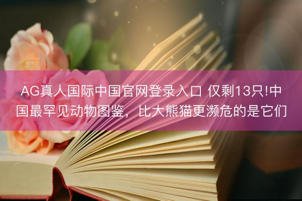 AG真人国际中国官网登录入口 仅剩13只!中国最罕见动物图鉴，比大熊猫更濒危的是它们